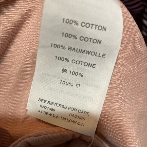 J. CREW Size 4 Blush Chino Shorts 100% cotton GUC 11180 - Picture 6 of 8